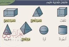 المجسم الذي يصنع باستعمال دائرتين ومستطيل هو