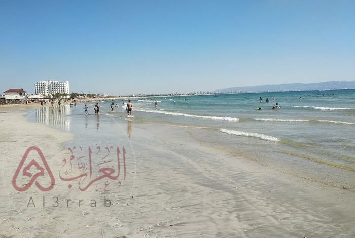 انحسار مياه البحر في عكا