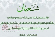 دعاء ليلة النصف من شعبان اللهم فاطر السموات