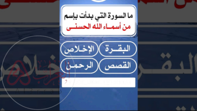 ماهي السورة التي بدأت باسم من أسماء الله الحسنى