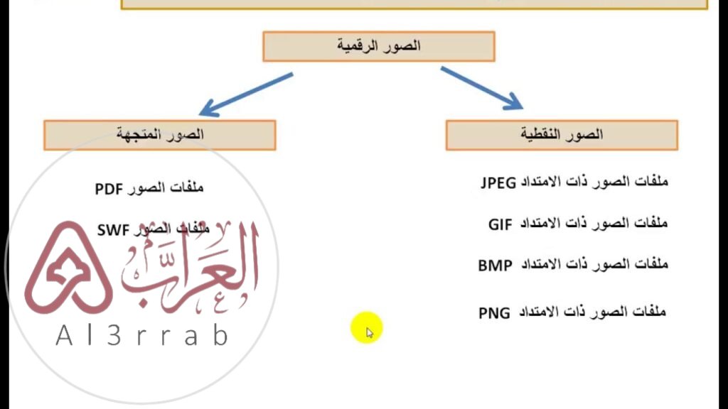 تتكون كل الصور الرقميه من نقاط صغيره تسمى