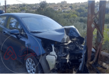 فيديو وفاة زوجة الياس الحصروني بحادث سير على طريق عين ابل رميش