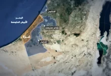 خريطة مستوطنات غلاف غزة