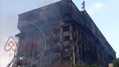 سبب حريق مديرية امن الاسماعيلية