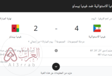 فيديو..ملخص مبارة غينيا بيساو ضد غينيا الإستوائية