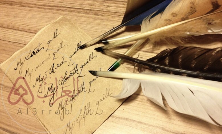 من هو اول من كتب بالقلم