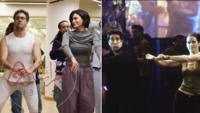رقصة أسماء جلال وهشام ماجد The Routine من مسلسل Friends