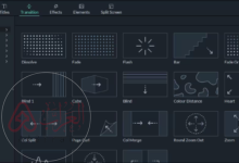 أحد التأثيرات الانتقالية لربط لقطة مع لقطة أخرى بالفديو هي fade in video وهي تعني تلاشي الفيديو للخارج.