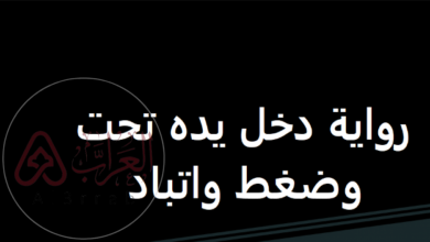 رواية دخل يده تحت فستانها واتباد كاملة بدون حذف