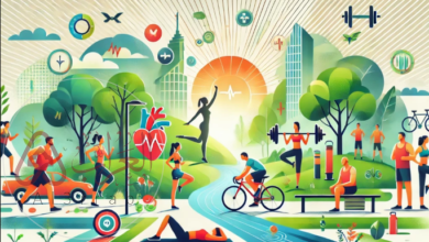 يتكون النشاط البدني من نوع النشاط وشدته ومدته وتكراره والتدرج في الشدة والمدة والتكرار