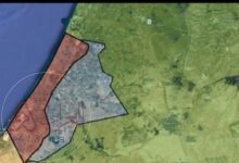 خريطة مستوطنات غلاف غزة