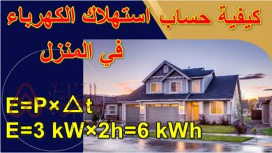 وحدة معدل الطاقة المستهلكة هي