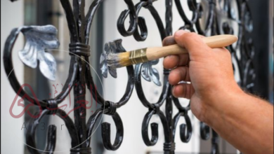 المينا احدى الخامات اللونية التي يمكن استخدامها في تلوين الاسطح المعدنية