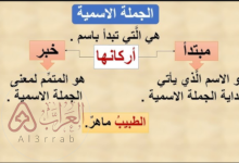 الجملة الاسمية المثبتة هي التي تخلو من أدوات النفي. صواب خطأ